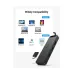 Vention TGKBF Type-C Male to Quad USB Female Black USB HUB with Micro-USB Power #TGKBF