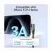 Vention TRAHH USB 2.0 Type-C Male to Male, 2 Meter, Black Braided Charging & Data Cable #TRAHH