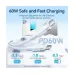 Vention TRDWF USB Type-C Male to Male, 1 Meter, White Cable # TRDWF (60W)