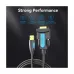 Vention VAS-C02-B150 USB Male to Serial (RS-232) Male, 1.5 Meter, Black Cable # VAS-C02-B150
