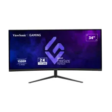 ViewSonic VX3418C-2K 34 Inch 3K UWQHD Display Dual HDMI, Dual DP Ultrawide Curved Gaming Monitor