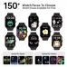 Weofly Active 2 1.85 Inch HD Display Bluetooth Calling Smartwatch (Gold)