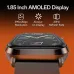 Weofly Power 2 1.85 Inch AMOLED Display Bluetooth Calling Smartwatch (Silver)