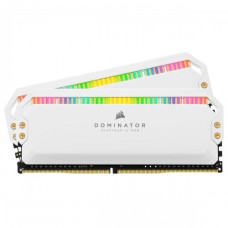 Corsair DOMINATOR PLATINUM RGB 16GB (2x8GB) DDR4 3200MHz RAM Kit White