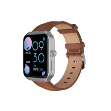 G-TiDE S1 Lite Bluetooth Calling Smart Watch Leather Brown
