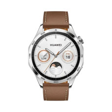 Huawei GT 4 Bluetooth Calling Leather Smart Watch Brown