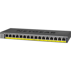 Netgear GS116LP 16-Port Gigabit Ethernet Unmanaged PoE/PoE+ Switch