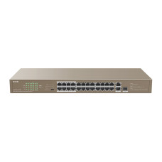 Tenda TEF1126P-24-250W 24-Port PoE Rackmount Switch