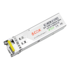 6COM 6C-WDM-0120AD 155M SFP TX1550nm LC Fiber Optical Transceiver