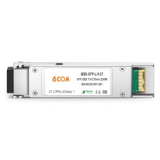 6COM BIDI-XFP-LH-27 10G DF TX1270nm DDM LC Transceiver