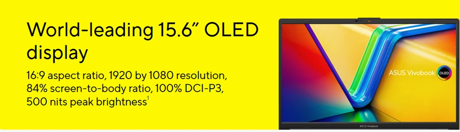 ASUS Vivobook Go 15 L1504FA NJ1342 Ryzen 5 7520U 8GB RAM 512GB SSD 15.6 Inch FHD Laptop