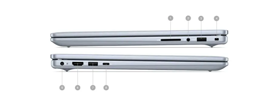 Dell Inspiron 14 5440 Core 7 150U 16GB RAM 512Gb SSD 14 Inch FHD Laptop
