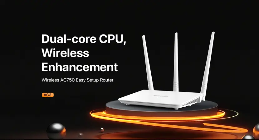 Tenda AC3 AC750 Dual-Band Wi-Fi Router