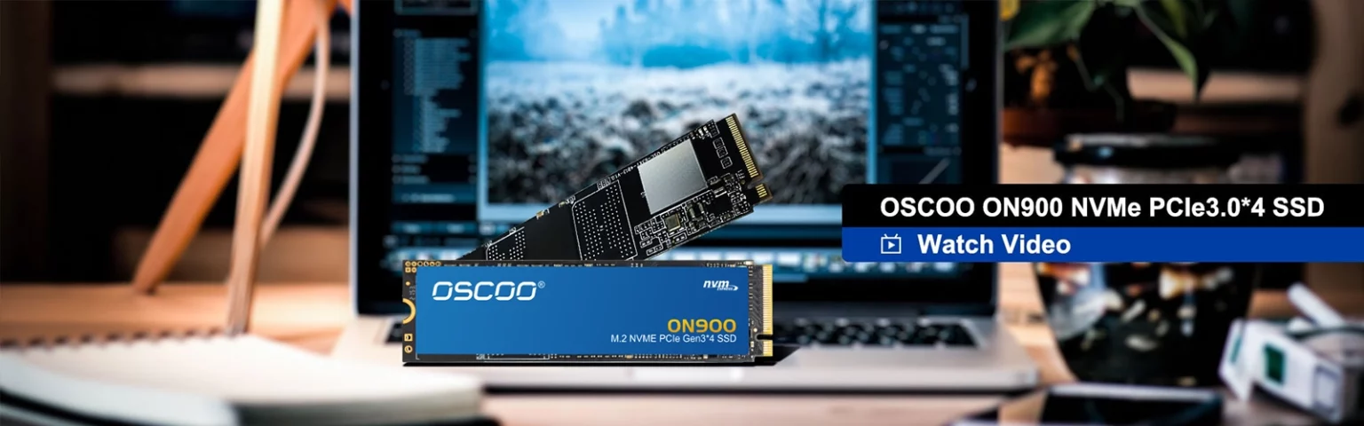 OSCOO ON900 512GB PCIe Gen3 M.2 NVMe SSD - Blue