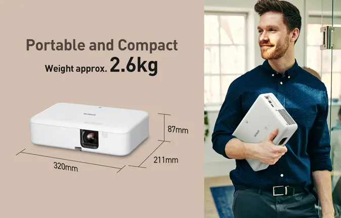 Epson CO-FH02 3000-Lumen Full HD Android 3LCD Projector