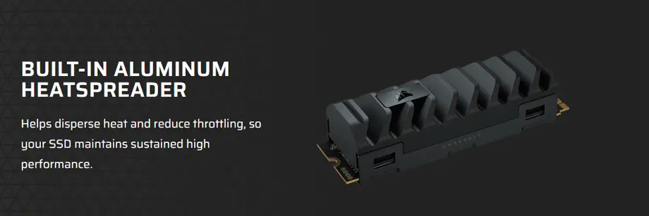 Corsair MP600 PRO XT 4TB M.2 NVMe PCIe Gen4 x4 SSD
