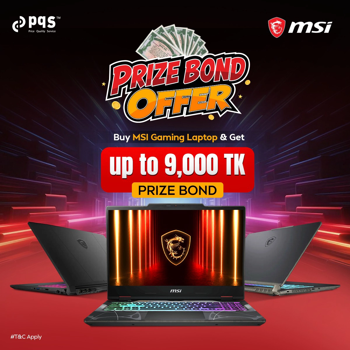 MSI Laptop Prize Bond Offer